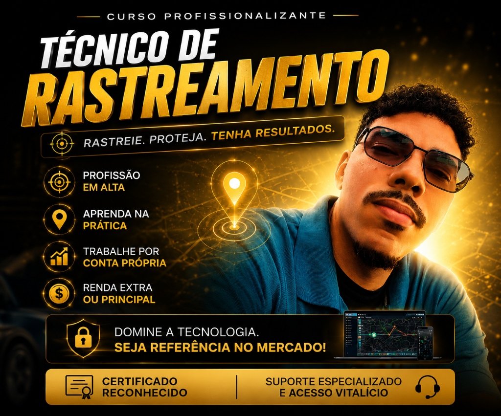 Curso Técnico de Rastreamento — Livingstonny Gomes